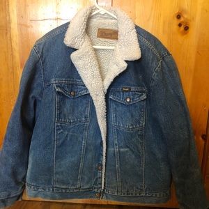 Wrangler lined denim jacket